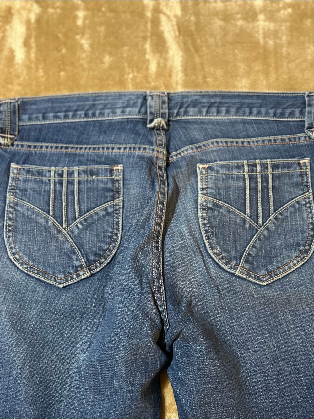 Gap Low Rise Cropped Stretch Jeans, Medium Wash, Size 12